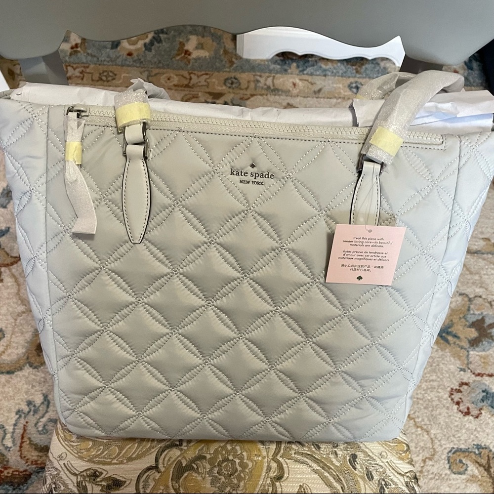 Kate Spade Jae Quilted Large Zip Top Tote